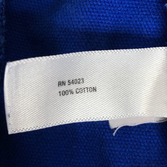 GAP Shorts Solid Canvas Cotton Royal Blue 4 Petite - Picture 5 of 9